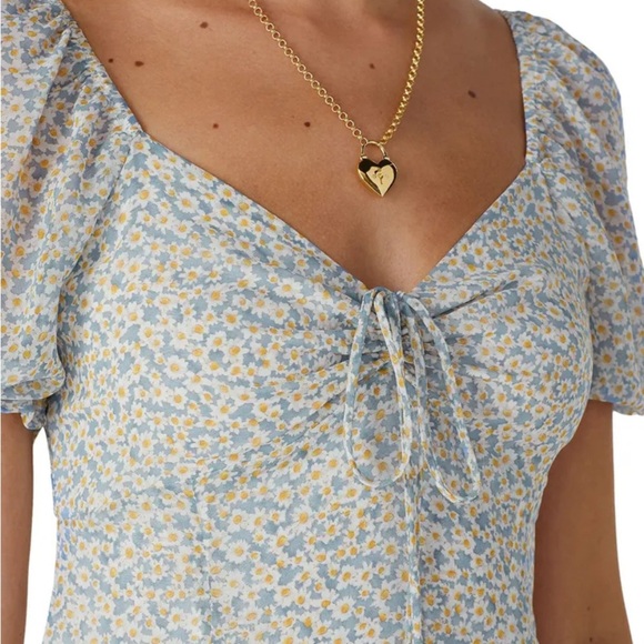 LOUNA Blue Daisy Dress - Size Extra Small - From Rent the Runway! - Picture 4 of 12